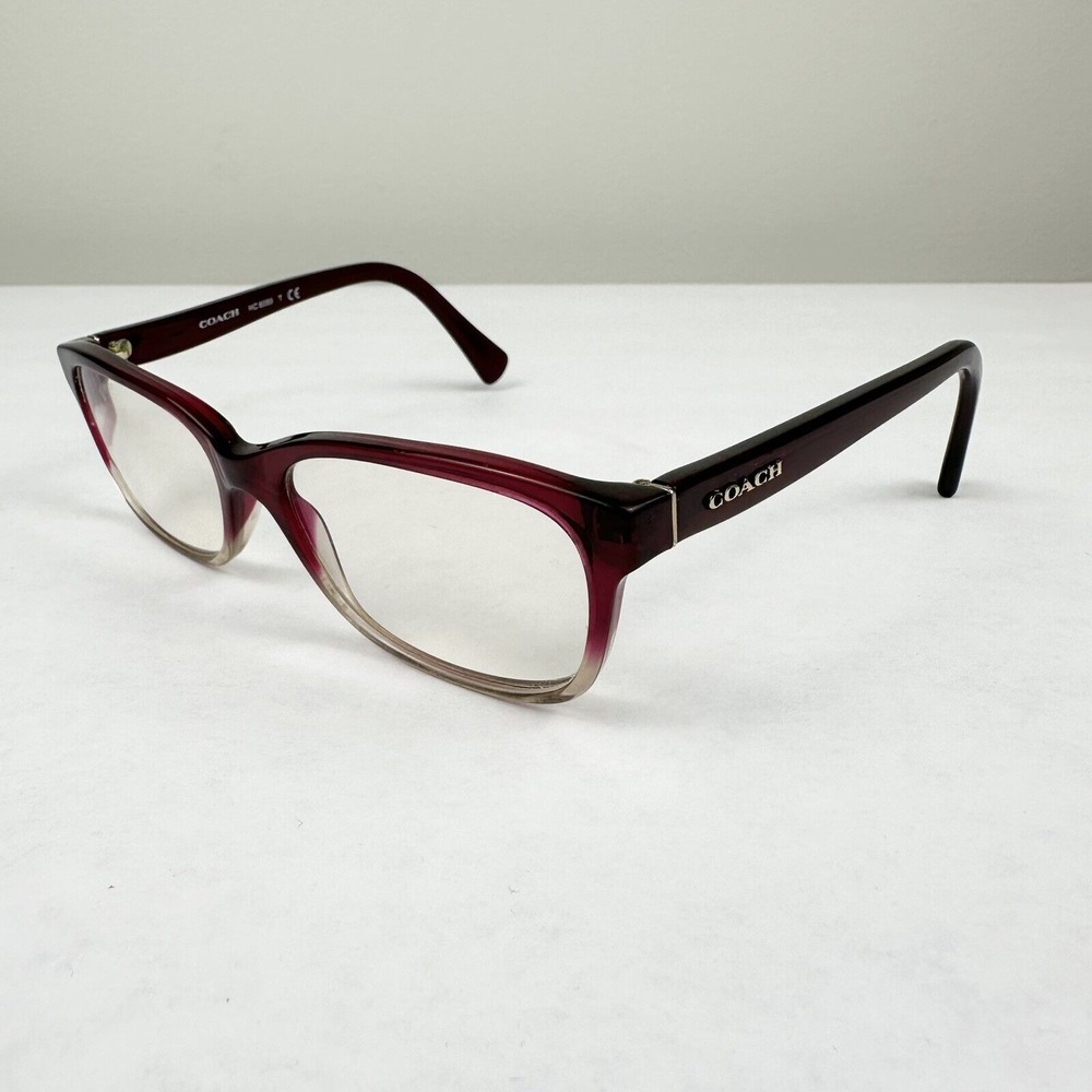 Coach Eyeglasses HC6089 5485 Red Sand Gradient 51 16 135 FRAMES ONLY